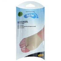 Herbi Feet Bandagel Elastic Band 2 Τεμάχια - Small - Προστατευτικό Μεταταρσίου με Gel