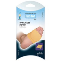 Herbi Feet Bandagel Elastic Band 2 Τεμάχια - Large - Προστατευτικό Μεταταρσίου με Gel