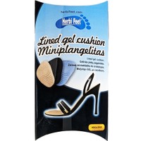 Herbi Feet Miniplangelitas Lined Gel Cushion Μπεζ 1 Ζευγάρι, Κωδ 6008.19 - Μαξιλάρι Μεταταρσίου με Επένδυση