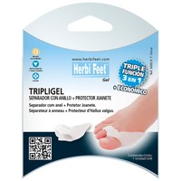 Herbi Feet Triplegel Ring & Toe Seperator + Bunion Protectror One Size 1 Τεμάχιο - Διαχωριστικό Δακτύλων & Προστατευτικό για το Κότσι