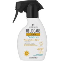 Heliocare 360 Pediatrics Spf50 Atopic Lotion Spray Sunscreen 250ml - Αντηλιακή Λοσιόν Σώματος σε Μορφή Spray Ιδανική για Παιδιά με Ατοπικό Δέρμα & για την Ενίσχυση του Επιδερμιδικού Φραγμού