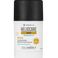Heliocare 360 Pediatrics Spf50+ Stick Sunscreen 25g - Παιδικό Αντηλιακό Προσώπου Πολύ Υψηλής Προστασίας σε Μορφή Στικ για Υπαίθριες Δραστηριότητες, Κατάλληλο για Ευαίσθητες & Ατοπικές Επιδερμίδες