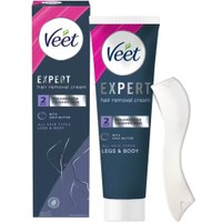 Veet Expert Hair Removal Cream for Foot & Body 200ml - Αποτριχωτική Κρέμα με Βούτυρο Καριτέ για Σώμα - Πόδια
