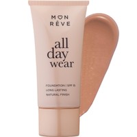 Mon Reve All Day Wear Matte Foundation Spf15 with Medium to High Coverage 35ml - 108 - Foundation για Μέτρια προς Υψηλή Κάλυψη & Φυσικό Ματ Αποτέλεσμα