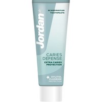 Jordan Caries Defense Protection Toothpaste 75ml - Οδοντόκρεμα με Φθόριο & Ξυλιτόλη για Μεγαλύτερη Προστασία από την Τερηδόνα