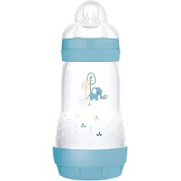 Mam Easy Start Anti-Colic Plastic Bootle 2m+, 260ml, Κωδ 351SBc - Μπλε - Μπιμπερό Πολυπροπυλενίου με Θηλή Σιλικόνης Μεσαίας Ροής & Σύστημα Κατά των Κολικών