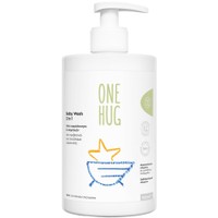 One Hug Baby Wash 2 in 1 500ml - Αφρόλουτρο - Σαμπουάν Κατάλληλο για την Ευαίσθητη Βρεφική Επιδερμίδα