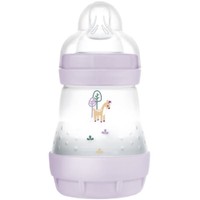 Mam Easy Start Anti-Colic Plastic Bootle 0m+, 160ml, Κωδ 350S - Λιλά - Μπιμπερό Πολυπροπυλενίου με Θηλή Σιλικόνης Αργής Ροής & Σύστημα Κατά των Κολικών