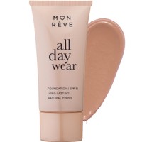 Mon Reve All Day Wear Matte Foundation Spf15 with Medium to High Coverage 35ml - 106 - Foundation για Μέτρια προς Υψηλή Κάλυψη & Φυσικό Ματ Αποτέλεσμα