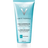 Vichy Purete Thermale Fresh Cleansing Gel 200ml - Gel Καθαρισμού & Ντεμακιγιάζ Προσώπου - Ματιών, Κατάλληλο για Ευαίσθητες Επιδερμίδες
