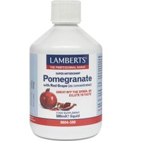 Lamberts Pomegranate Concentrate 500ml Liquid - Συμπλήρωμα Διατροφής με Αντιοξειδωτική Δράση για την Ενισχύση του Ανοσοποιητικού Συστήματος