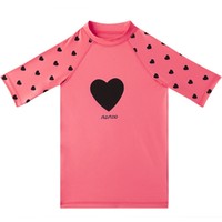 Slipstop Neon Hearts UV Shirt 6-7 Years 1 Τεμάχιο Κωδ 82102 - Παιδική Μπλούζα Προστασίας από τον Ήλιο
