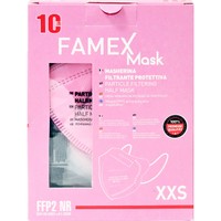 Famex Kids Mask FFP2 NR XXS 10 Τεμάχια - Ροζ - Μάσκες Προστασίας μιας Χρήσης για Παιδιά 2 έως 5 Ετών