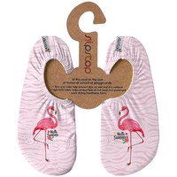 SlipStop Hello Flamingo Set Κωδ SS-66, 1 Τεμάχιο - S (24-26) - Αντιολισθητικά Παιδικά Παντοφλάκια