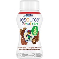 Nestle Resource Junior Fibre 200ml - Chocolate - Πόσιμο Θρεπτικό Σκεύασμα Υψηλής Θερμιδικής Αξίας με Εδώδιμες Ίνες, Βιταμίνες & Μέταλλα για τη Διαιτητική Διαχείριση Ασθενών Άνω του 1 Έτους με Υποθρεψία με Γεύση Σοκολάτα
