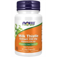 Now Foods Silymarin Milk Thistle Extract 150mg Συμπλήρωμα Διατροφής, Αποτοξίνωση, Προστασία & Αναζωογόνηση του Ήπατος 60 VegCaps