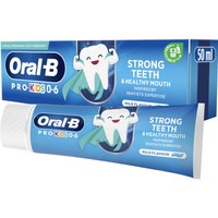 Oral-B Pro Kids 0-6 Years Toothpaste 50ml - Παιδική Οδοντόκρεμα για Υγιή & Δυνατά Δόντια με Απαλή Γεύση Μέντας