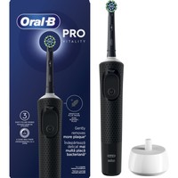 Oral-B Vitality Pro Electric Toothbrush Μαύρο 1 Τεμάχιο - Ηλεκτρική Οδοντόβουρτσα με Χρονοδιακόπτη & 3 Προγράμματα Βουρτσίσματος