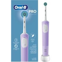 Oral-B Vitality Pro Purple Electric Toothbrush 1 Τεμάχιο - Ηλεκτρική Οδοντόβουρτσα με Χρονοδιακόπτη & Αισθητήρα Πίεσης για Προστασία των Ούλων