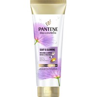 Pantene Pro-V Miracles Silky & Glowing Conditioner 160ml - Μαλακτική Κρέμα για Αναδόμηση Φθαρμένων Μαλλιών που Χαρίζει Μεταξένια Υφή & Λάμψη