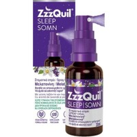 ZzzQuil Sleep Melatonin Oral Spray 30ml - Συμπλήρωμα Διατροφής Μελατονίνης σε Μορφή Spray για Γρηγορότερο & Ποιοτικότερο Ύπνο με Γεύση Λεβάντα & Πορτοκάλι