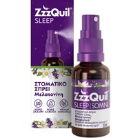 ZzzQuil Sleep Melatonin Oral Spray 30ml - Συμπλήρωμα Διατροφής Μελατονίνης σε Μορφή Spray για Γρηγορότερο & Ποιοτικότερο Ύπνο με Γεύση Λεβάντα & Πορτοκάλι