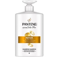 Pantene Pro-V Active Nutri-Plex Repair & Protect Shampoo for Weak, Damaged Hair 800ml - Σαμπουάν Αναδόμησης & Προστασίας με Σύμπλεγμα Θρέψης για Αδύναμα, Ταλαιπωρημένα Μαλλιά, με Αντλία