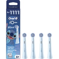 Oral-B iO Stitch Kids 6+ Electric Toothbrush Replacement 4 Τεμάχια - Ανταλλακτικές Κεφαλές Παιδικής Ηλεκτρικής Οδοντόβουρτσας με Μαλακές Ίνες Εμπνευσμένα από το Ήρωα Stitch