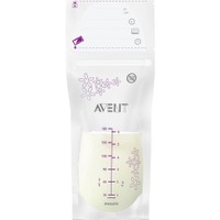 Philips Avent Breast Milk Storage Bags Κωδ SCF603/25, 25 Τεμάχια - Αποστειρωμένα Σακουλάκια Αποθήκευσης Μητρικού Γάλακτος Χωρητικότητας 180ml