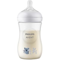 Philips Avent Natural Response Bottle 1m+ Κοάλα 260ml, Κωδ SCY903/67 - Μπιμπερό Πολυπροπυλενίου με Θηλή Σιλικόνης Ροής 3 Οπών