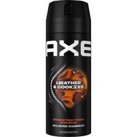 Axe Leather & Cookies Body Spray All Day Fresh 150ml - Αποσμητικό με Άρωμα Δέρμα & Μπισκότα