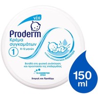 Proderm Baby 0-12m Nappy Concoction Cream 150ml - Κρέμα για Κάθε Αλλαγή Πάνας Κατά του Συγκάματος για Βρέφη από τη Γέννηση ως 12 Μηνών