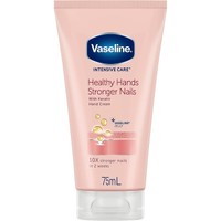 Vaseline Intensive Care Healthy Hands Stronger Nails Cream 75ml - Θρεπτική & Επανορθωτική Κρέμα Χεριών - Νυχιών