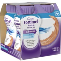 Nutricia Fortimel Extra Moka 800ml (4x200ml) - Πόσιμο Θρεπτικό Σκεύασμα Υψηλής Περιεκτικότητας σε Πρωτεΐνη και Υψηλή Ενέργεια με Γεύση Καφέ