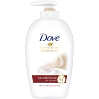 Dove Nourishing Silk Moisturising Hand Wash 250ml - Υγρό Κρεμοσάπουνο που Θρέφει την Επιδερμίδα των Χεριών με με Άρωμα Μπλε Ορχιδέας