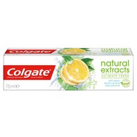 Colgate Natural Extracts Toothpaste with Lemon 75ml - Οδοντόκρεμα με Άρωμα Λεμονιού & Εκχύλισμα Αλόης