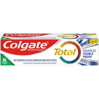 Colgate Total Advanced Visible Proof Toothpaste 75ml - Φθοριούχος Οδοντόκρεμα για Προστασία από την Τερηδόνα & Δροσερή Αναπνοή