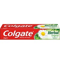 Colgate Herbal Original Toothpaste 75ml - Οδοντόκρεμα με Εκχύλισμα Χαμομηλιού για Υγιή Δόντια & Δυνατά Ούλα