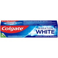 Colgate Sensation White Toothpaste 75ml - Οδοντόκρεμα Καθημερινής Χρήσης με Μικροκρυστάλους για Βαθύ Καθαρισμό & Λεύκανση των Δοντιών από τις Πρώτες 10 Μέρες