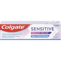 Colgate Sensitive Instant Relief Repair + Gentle Whitening Toothpaste 75ml - Οδοντόκρεμα για Ευαίσθητα Δόντια Κατά του Πόνου με Ήπια Λευκαντική Δράση