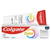 Colgate Total Plaque Pro Release Whitening 75ml - Οδοντόκρεμα Λεύκανσης που Διαλύει & Απομακρύνει την Πλάκα που Πλήττει τα Ούλα