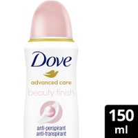 Dove Advanced Care 72h Beauty Finish 150ml - Αποσμητικό 72ωρης Αντιιδρωτικής Προστασίας με Ελαφρύ Άρωμα Μανόλιας & Κρίνου