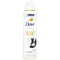 Dove Advanced Care Invisible Dry 72h Anti-Perspirant Body Spray 150ml - Αποσμητικό Spray Κατά των Λευκών & Κίτρινων Σημαδιών που Προσφέρει Προστασία έως 72 ώρες