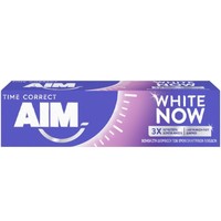 Aim White Now Time Correct 75ml - Οδοντόκρεμα που Βοηθά στη Διόρθωση των Χρόνιων Κίτρινων Λεκέδων
