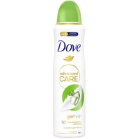 Dove Advanced Care 72h Cucumber & Green Tea 150ml - Αποσμητικό 72ωρης Αντιιδρωτικής Προστασίας με Αγγούρι & Πράσινο Τσάι