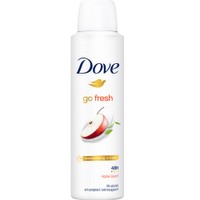 Dove Go Fresh Apple 48h Anti-Perspirant Spray 150ml - Γυναικείο Αποσμητικό Spray για 48ωρη Προστασία από τον Ιδρώτα που Χαρίζει Ενυδάτωση με Άρωμα Μήλο