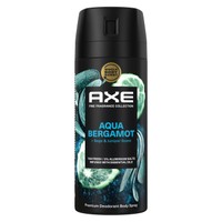 Axe Aqua Bergamot 72h Anti-Perspirant Spray 150ml - Ανδρικό Αποσμητικό Spray για 72ωρη Προστασία με Αιθέρια Έλαια & Άρωμα Περγαμόντο, Φασκόμηλο & Πεύκο