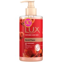 Lux Secret Poppy Perfumed Hand Wash with Bergamot Oil 380ml Promo -30% - Κρεμοσάπουνο με Έλαιο Περγαμόντου & Άρωμα από Άνθη Εξωτικών Λουλουδιών