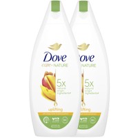 Dove Πακέτο Προσφοράς Care By Nature Uplifting Shower Gel 2x600ml - Αφρόλουτρο Gel με Άρωμα Μάνγκο & Εκχύλισμα Αμυγδάλου