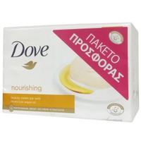 Dove Πακέτο Προσφοράς Nourishing Beauty Cream Bar with Moroccan Argan Oil 4x90g - Ενυδατική Μπάρα Καθαρισμού Σώματος με Argan Oil για την Φροντίδα του Ξηρού Δέρματος